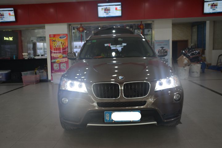 寶馬X3 音響音響無損改裝 廣州的德樂汽車音響